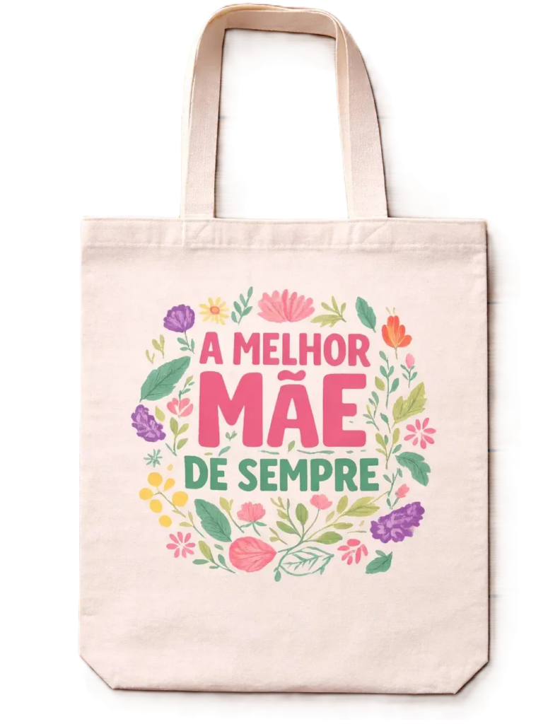 tote bag para a melhor mae do mundo trans